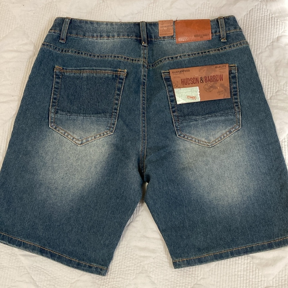 HUDSON & BARROW Mens Jeans Short stretch - Picture 7 of 10